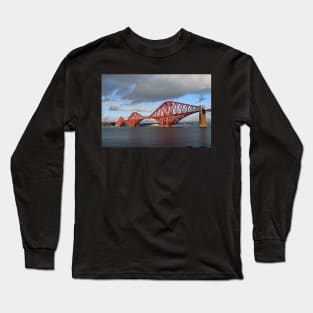 Forth Rail Bridge, Scotland Long Sleeve T-Shirt